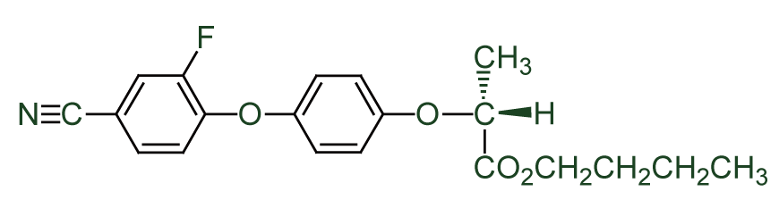 Cyhalofop-butyl,氰氟草酯 